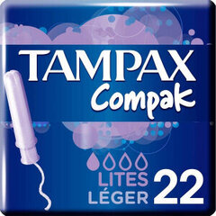 Tampax Tamponi Compak Lite 24 cena un informācija | Tamponi, higiēniskās paketes, ieliktnīši | 220.lv