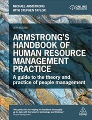 Armstrong's Handbook of Human Resource Management Practice: A Guide to the Theory and Practice of People Management 16th Revised edition cena un informācija | Ekonomikas grāmatas | 220.lv