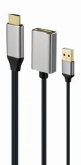 Adapteris Gembird A-HDMIM-DPF-02, DisplayPort – HDMI cena un informācija | Adapteri un USB centrmezgli | 220.lv