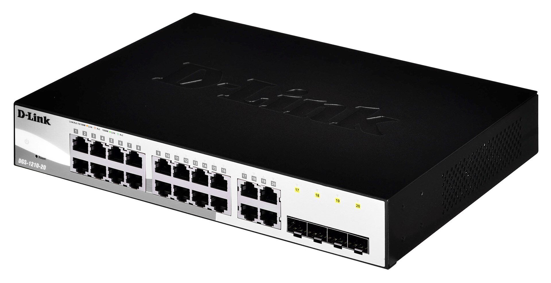 D-link-16 10/100/1000 Base-T port 4 x 1000 Base'iga cena un informācija | Komutatori (Switch) | 220.lv