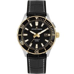 Vīriešu pulkstenis Jacques Lemans 1-2131C cena un informācija | Vīriešu pulksteņi | 220.lv