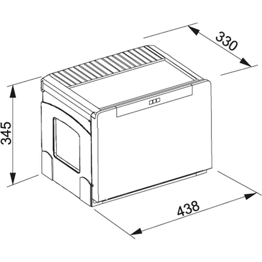 Franke miskaste Cube 50, 2 x 14l цена и информация | Miskastes | 220.lv