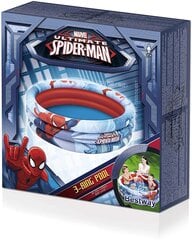 Piepūšamais baseins Spider-Man 122 x 30 cm Bestway 98018 cena un informācija | Baseini | 220.lv