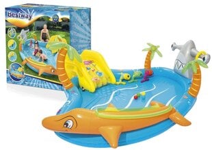 Piepūšamais rotaļu laukums Sea Life, 280x257x 87 cm Bestway 53067 cena un informācija | Piepūšamās rotaļlietas un pludmales preces | 220.lv