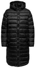 Женское пальто ONLMELODY OVERSIZE QUILTED COAT OTW 15258420 Black TAHOE LOOK цена и информация | Женские куртки | 220.lv