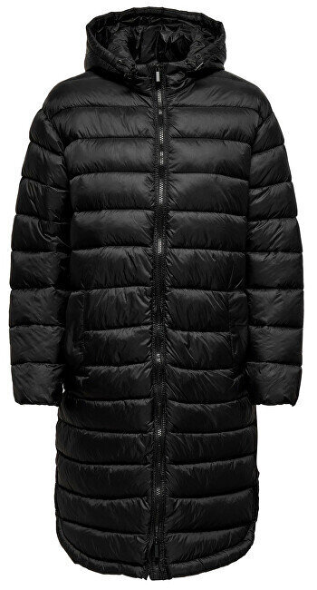 Sieviešu mētelis ONLMELODY OVERSIZE QUILTED COAT OTW 15258420 Melns TAHOE LOOK цена и информация | Sieviešu virsjakas | 220.lv