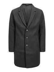 Мужское пальто JJEMOULDER 12171374 Темно-серый цена и информация | Мужские пальто | 220.lv