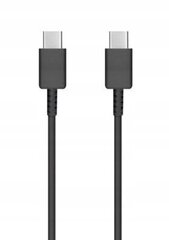EP-DG977BBE Samsung USB-C|USB-C Data Cable 1m Black (Bulk) цена и информация | Кабели и провода | 220.lv