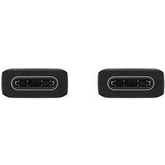 EP-DN980BBE Samsung USB-C|USB-C Data Cable 1m Black (Bulk) cena un informācija | Kabeļi un vadi | 220.lv