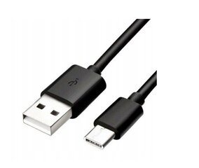 EP-DR140ABE Samsung USB-C Data Cable 0.8m Black (Bulk) цена и информация | Кабели и провода | 220.lv