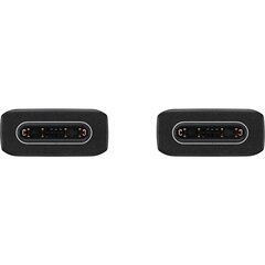 EP-DW767JBE Samsung USB-C|USB-C Data Cable 3A 1.8m Black (OOB Bulk) cena un informācija | Kabeļi un vadi | 220.lv