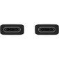 EP-DW767JBE Samsung USB-C|USB-C Data Cable 3A 1.8m Black (OOB Bulk) цена и информация | Kabeļi un vadi | 220.lv