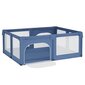 vidaXL bērnu sētiņa ar 2 durvīm, gaiši zils audums цена и информация | Manēžas | 220.lv