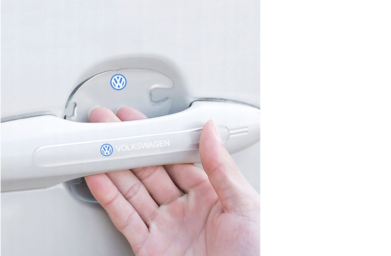 Volkswagen aizsarguzlīmes durvju rokturiem cena un informācija | Auto piederumi | 220.lv