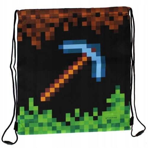 Sporta soma Minecraft 40 x 34 cm cena un informācija | Skolas somas | 220.lv