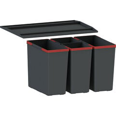 Franke miskaste Sorter Easysort 60, 2 x 14,5l + 2 x 7,5l cena un informācija | Miskastes | 220.lv