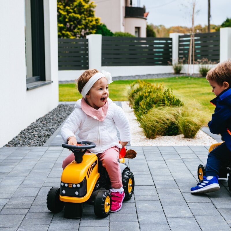 Falk traktors ar piekabi, oranžs cena un informācija | Rotaļlietas zīdaiņiem | 220.lv