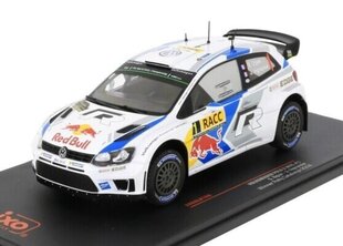 VW Polo R WRC #1 Rallye Catalunya 2014 S.Ogier/J.Ingrassia IXO 1:24 RAL018A цена и информация | Коллекционные модели автомобилей | 220.lv