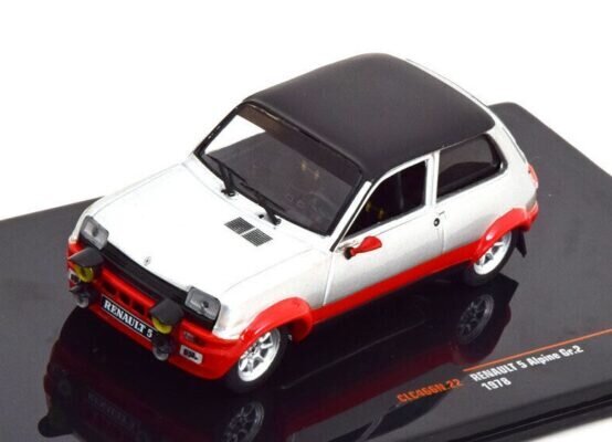 Renault 5 Alpine Gr.2 1978 Silver/Red IXO 1:43 CLC466N cena un informācija | Kolekcionējamie modeļi | 220.lv