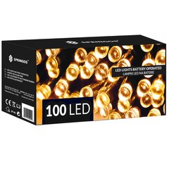LED virtene 10 m, 100 LED cena un informācija | Ziemassvētku lampiņas, LED virtenes | 220.lv