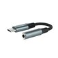 USB C uz Jack 3.5 mm Adapteris NANOCABLE 10.24.1204 Pelēks cena un informācija | Adapteri un USB centrmezgli | 220.lv