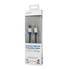 LogiLink USB 2.0 BUAB230, 3 m цена и информация | Кабели и провода | 220.lv
