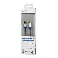 LogiLink USB 2.0 BUAB230, 3 m cena un informācija | Kabeļi un vadi | 220.lv