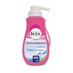 Крем для депиляции волос на теле Veet Чувствительная кожа Алоэ Вера (400 ml) цена и информация | Средства для депиляции | 220.lv