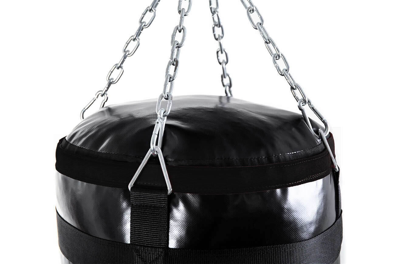 Boksa maiss Dbx Bushido, 130 cm, 60 kg, melnā krāsā cena un informācija | Bokss un austrumu cīņas | 220.lv