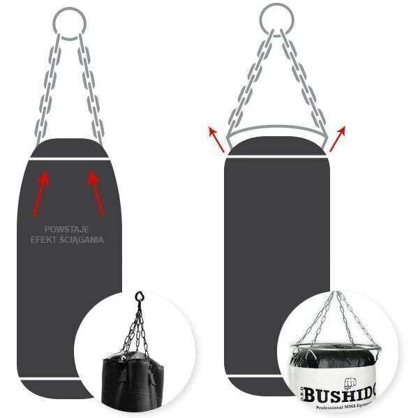 Boksa maiss Dbx Bushido, 130 cm, 60 kg cena un informācija | Bokss un austrumu cīņas | 220.lv