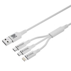 USB-кабель Kodak Белый цена и информация | Кабели и провода | 220.lv