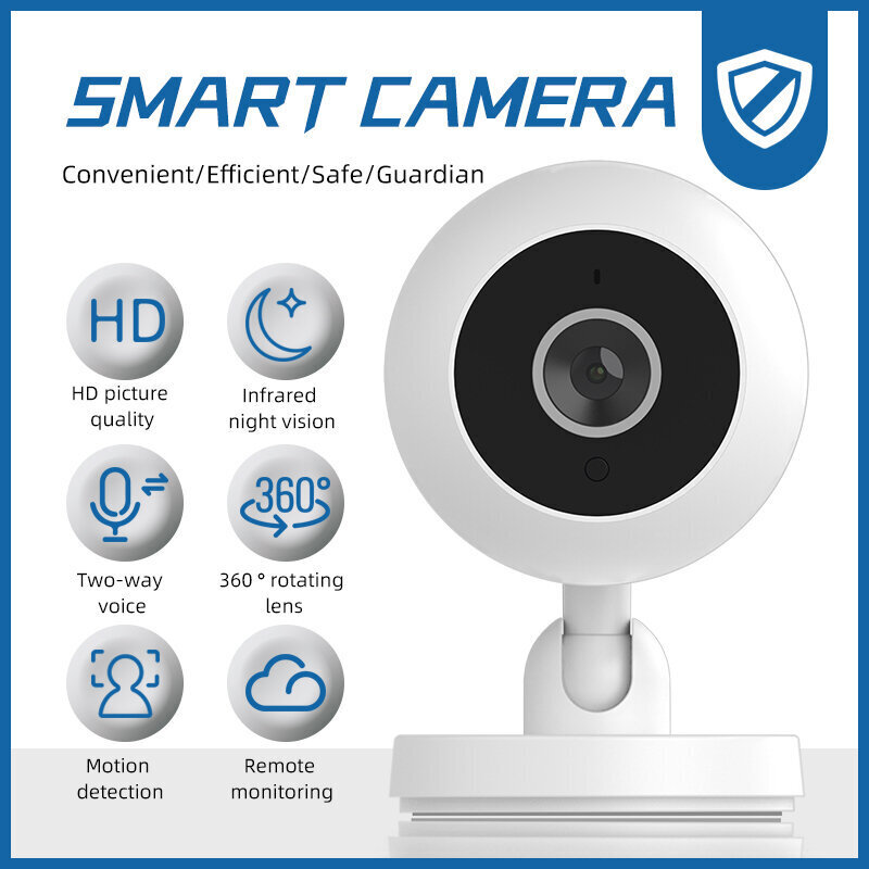 Ar vadu lietojama mini novērošanas kamera WIFI Full HD Smart Camera cena un informācija | Novērošanas kameras | 220.lv