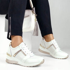 Goodin белые кожаные спортивные туфли цена и информация | Спортивная обувь для женщин | 220.lv