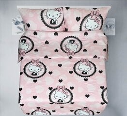 Bērnu gultasveļa Cute Kitty 3 daļas, 100x135 cm цена и информация | Детское постельное бельё | 220.lv