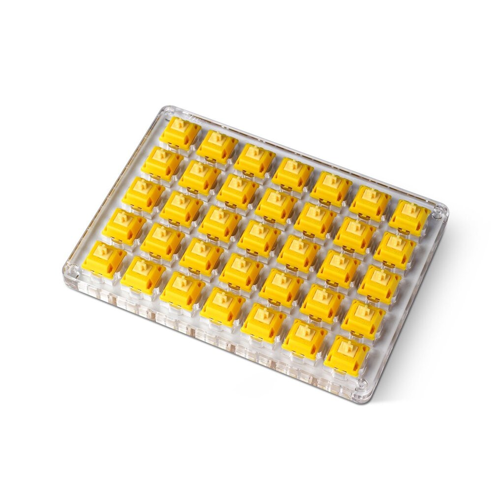 Keychron Gateron Cap Switch Golden Yellow 35 vnt. cena un informācija | Klaviatūras | 220.lv