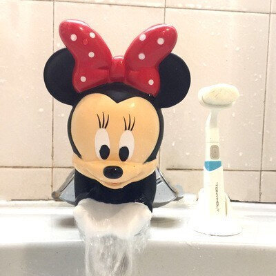 Disney Minnie ūdens krāna silikona pagarinātājs/uzgalis bērniem roku mazgāšanai cena un informācija | Aksesuāri jaucējkrāniem un dušai | 220.lv