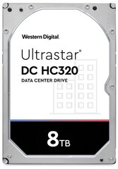 Жесткий диск Western Digital Ultrastar DC HC320 3.5" 8000 GB SAS цена и информация | Внутренние жёсткие диски (HDD, SSD, Hybrid) | 220.lv