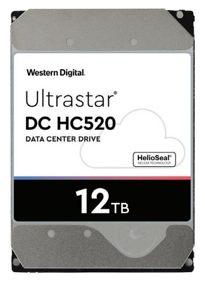 Western Digital Ultrastar DC HC520 12TB 3.5" 12000 GB Serial ATA III цена и информация | Iekšējie cietie diski (HDD, SSD, Hybrid) | 220.lv