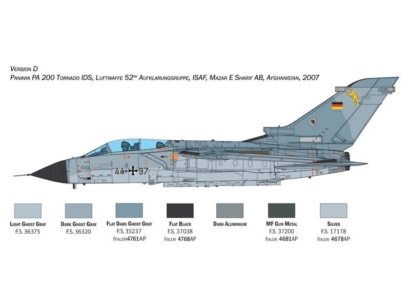 Italeri - Tornado IDS, 1/32, 2520 cena un informācija | Konstruktori | 220.lv