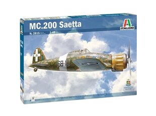 Italeri - Macchi C.200 Saetta, 1/48, 2815 цена и информация | Конструкторы и кубики | 220.lv