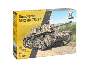 Italeri - Semovente M42 da 75/34, 1/35, 6584 cena un informācija | Konstruktori | 220.lv