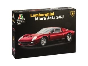 Italeri - Lamborghini Miura Jota SVJ, 1/24, 3649 cena un informācija | Konstruktori | 220.lv