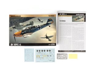 Surenkamas modelis Eduard Messerschmitt Bf 109E-4 Profipack 7033 cena un informācija | Konstruktori | 220.lv