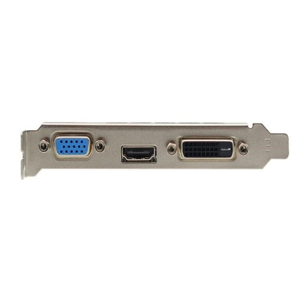 AFOX GeForce GT710 1GB DDR3 64Bit DVI HDMI VGA LP Radiators (AF710-1024D3L5-V3) cena un informācija | Videokartes (GPU) | 220.lv