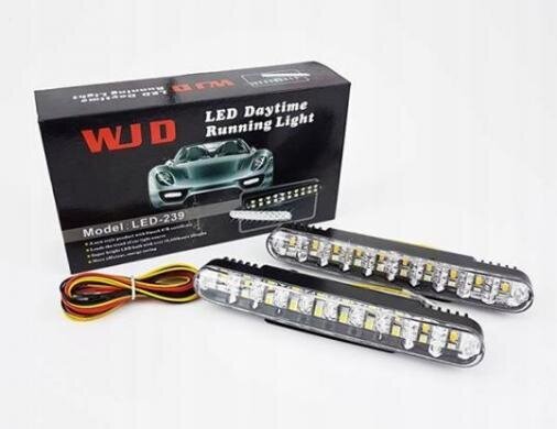 Dienas gaismas lukturu komplekts automašīnai DRL ar 20 LED Model-239 цена и информация | Automašīnu spoguļi, restes, lukturi | 220.lv