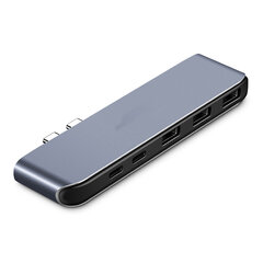 Adapteris UGREEN 50775 CM206 5in1 HUB 3USB Thunderbolt3 Type-C par MacBook Pro cena un informācija | Adapteri un USB centrmezgli | 220.lv