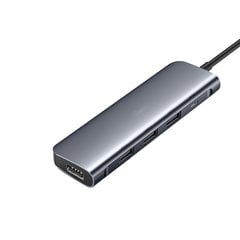 Adapteris UGREEN 50979 CM136 5in1 Type-C Uz PD 4USB par HUAWEI Mate40/P50 Samsung S20 cena un informācija | Adapteri un USB centrmezgli | 220.lv