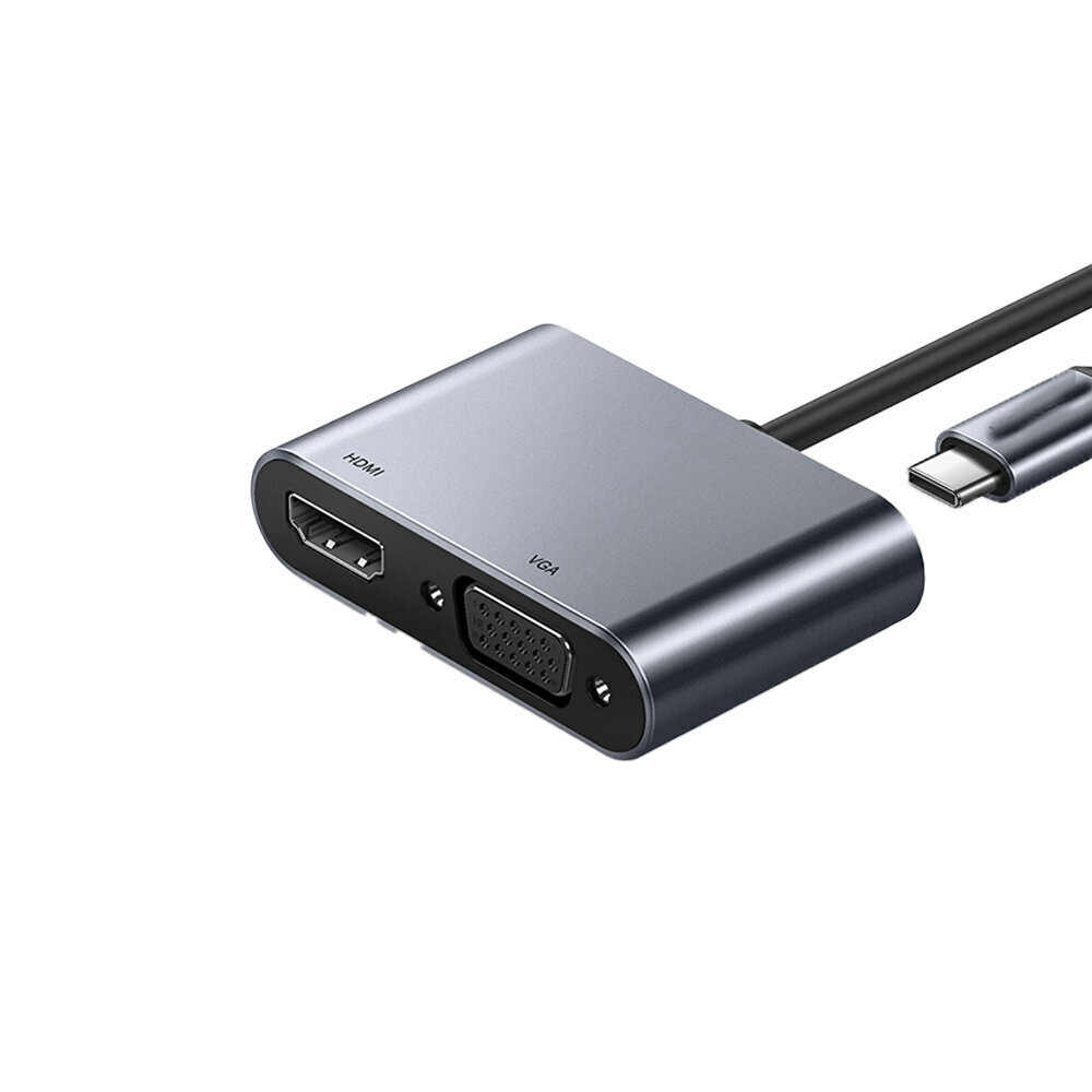 Adapteris UGREEN 50505 CM162 Type-C Uz HDMI VGA PD par iPad Huawei mate30 MacBook cena un informācija | Adapteri un USB centrmezgli | 220.lv