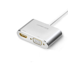 Adapteris UGREEN 50317 CM162 2in1 Type-C Uz HDMI VGA par HUAWEI Mate40/P50 Samsung S20 cena un informācija | Adapteri un USB centrmezgli | 220.lv