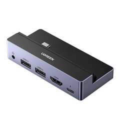 Adapteris UGREEN 70688 6in1 USB-C Uz HDMI PD100W AUX 3.5mm 4K 2USB3.0 par IPAD PRO cena un informācija | Adapteri un USB centrmezgli | 220.lv
